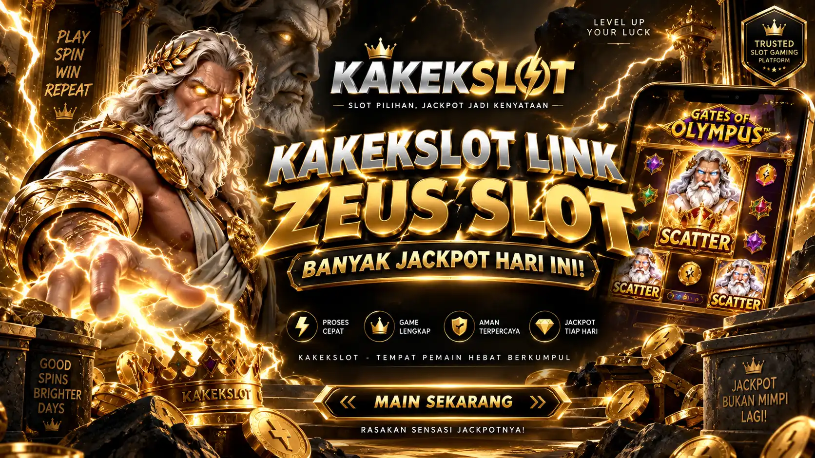 Kakekslot Link Zeus Slot Banyak Jackpot Hari Ini!